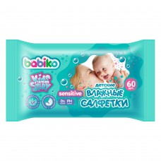 BABIKO My balance Влажные салфетки детские Sensitive 60шт
